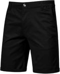 Men's Casual Black Chino Shorts